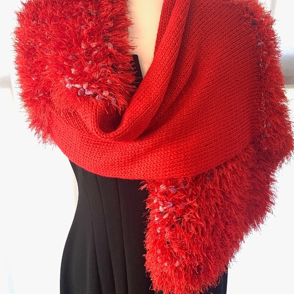 Hand knitted wrap ( created by me ) - Picture 1 of 6